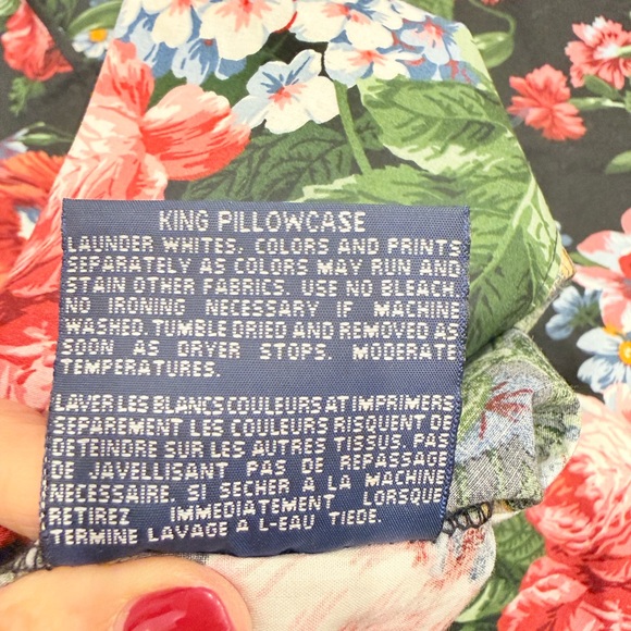 Ralph Lauren Cossette Isadora Floral king pillow cases-set of 2 - Picture 4 of 4